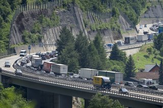 Toujours les bouchons au Gothard (archives).